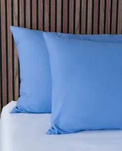 Cheap Bassols Fundas de Almohada Cotton Azul