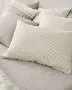 Best Bassols Fundas de Almohada Flax Gris