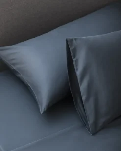 Best Bassols Fundas de Almohada Regnant Azul Mate