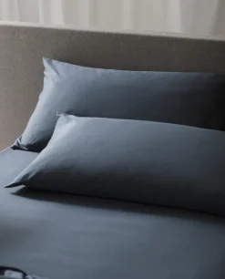 Best Bassols Fundas de Almohada Regnant Azul Mate