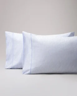 New Bassols Fundas de Almohada Tebas Azul