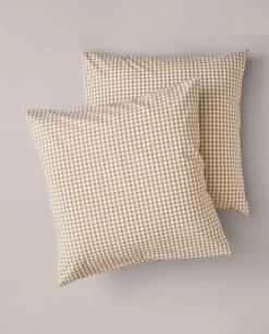 Online Bassols Fundas de Cojines Aran Beige (Pack 2 unidades)