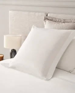Fashion Bassols Fundas de Cojines Astoria Blanco (Pack 2 unidades)