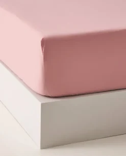 Flash Sale Bassols Sábana Bajera Cotton Rosa