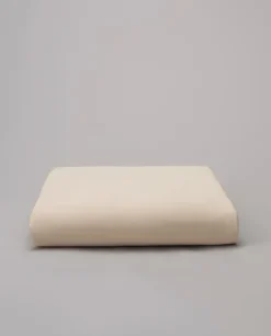 Discount Bassols Sábana Bajera Sahara Beige Mate de Algodón Lavado