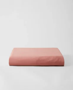 Online Bassols Sábana Bajera Sahara Rosa Mate de Algodón Lavado