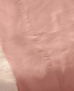 Best Sale Bassols Sábana Encimera Sahara Rosa Mate de Algodón Lavado