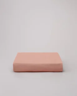 Best Sale Bassols Sábana Encimera Sahara Rosa Mate de Algodón Lavado